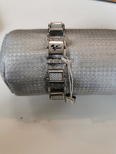 Load image into Gallery viewer, ROCHET MOTOGP férfi rozsdamentes acélból készült karkötő ezüst színű