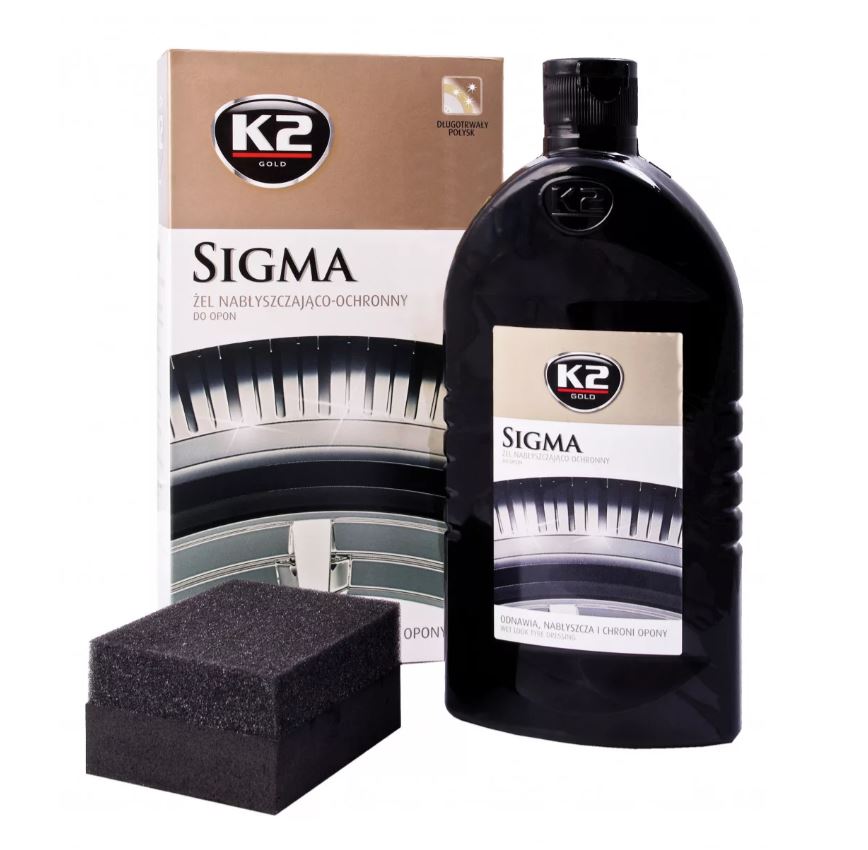 K2 SIGMA 500 ml - fényes gumiápoló gél 500 ml