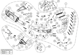AKRAPOVIC BMW S 1000 RR (2019-2023) kipufogó rendszer