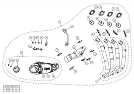 AKRAPOVIC HONDA CB650R/CBR650R (2019-2020) kipufogó