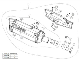 AKRAPOVIC HONDA NSS750 FORZA (2021-2023) kipufogó