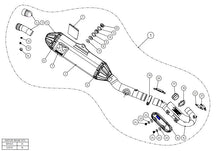 Load image into Gallery viewer, AKRAPOVIC KAWASAKI KX 250/XC/F (2017-2023) kipufogó rendszer