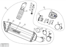 AKRAPOVIC KAWASAKI NINJA 1000SX (2020-2023) kipufogó