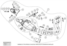 AKRAPOVIC KAWASAKI NINJA 650/Z650 (2021-2023) kipufogó rendszer