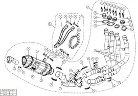 AKRAPOVIC KAWASAKI ZX-10 R (2016-2020) kipufogó rendszer