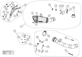 AKRAPOVIC KAWASAKI NINJA ZX-10R/ZX-10RR (2021-2023) kipufogó