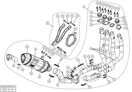 AKRAPOVIC KAWASAKI ZX-10 R (2016-2020) kipufogó rendszer