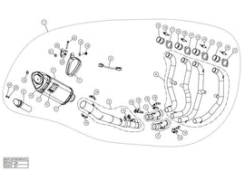 ARAPOVIC KAWASAKI ZX-25R (2020-2022) kipufogó rendszer