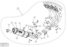 Load image into Gallery viewer, AKRAPOVIC KAWASAKI Z 1000/NINJA 1000 (2014-2020) kipufogó rendszer