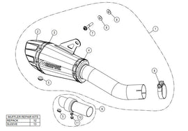 AKRAPOVIC KAWASAKI Z H2 (2020-2023) kipufogó