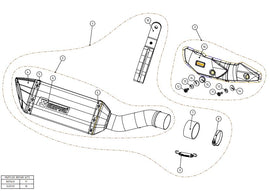 AKRAPOVIC KAWASAKI Z900 (2020-2023) kipufogó