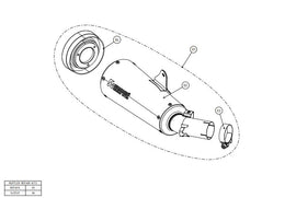 AKRAPOVIC KAWASAKI Z900 RS/CAFÉ (2018-2023) kipufogó