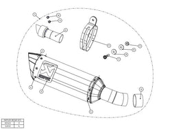 AKRAPOVIC KAWASAKI NINJA ZX-6R (2009-2020) kipufogó