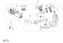 Load image into Gallery viewer, AKRAPOVIC SUZUKI GSX-1300R HAYABUSA (2021-2023) kipufogó rendszer