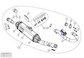 AKRAPOVIC SUZUKI RM-Z 250 (2019-2023) kipufogó rendszer