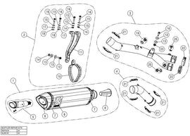 AKRAPOVIC YAMAHA R1 (2015-2023) kipufogó