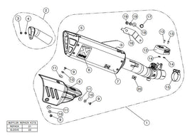 AKRAPOVIC YAMAHA R6 (2017-2023) kipufogó