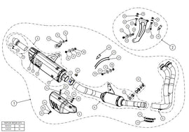 AKRAPOVIC YAMAHA R7 (2021-2023) kipufogó rendszer