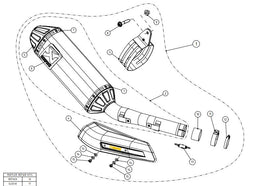 AKRAPOVIC YAMAHA TÉNÉRÉ 700 (2019-2020) kipufogó