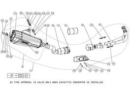 AKRAPOVIC YAMAHA TMAX (2017-2019) kipufogó rendszer