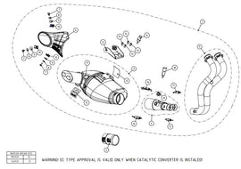 AKRAPOVIC YAMAHA TRACER 700/GT/XSR 700/XTRIBUTE (2016-2020) kipufogó rendszer