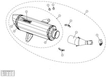 Load image into Gallery viewer, AKRAPOVIC YAMAHA XMAX 250/XMAX 300 (2017-2020) kipufogó