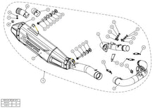 Load image into Gallery viewer, AKRAPOVIC YAMAHA YZ450F (2023) kipufogó rendszer