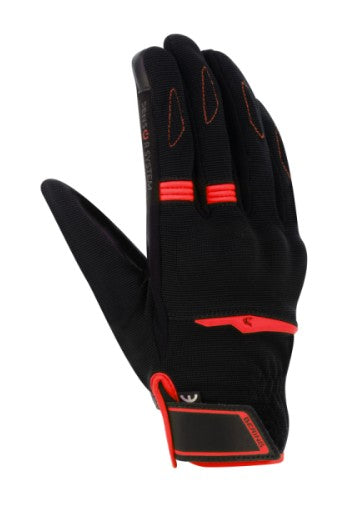 textilkesztyű
protektorral
megerősített bőr tenyérrész
csuklónál szűkíthető
érintőképernyő kompatibilis