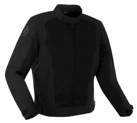 BERING NELSON nyári motoros textildzseki fekete