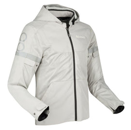 Hálós nyári kabát.
Fibretech 600D külsőrész, Hard Mesh hálós betétekkel.
Kivehető ALPHA CE EN1621-1 level 1 könyök és váll protektorok.
Gerincprotektor zseb.
Hálós bélés.
Nadrággal összecipzározható.
1 belső zseb.
Pénztárca zseb.
Állítható csukló rész.
Állítható csípő rész.
Levehető kapucni.
Fényvisszaverő betétek.
Állítható könyökprotektor zseb.
Homologizáció: EN1621-1, EN17092-4A.