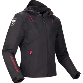 BERING WING motoros textildzseki Fekete