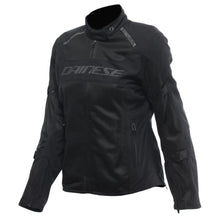 Load image into Gallery viewer, DAINESE AIR FRAME 3 TEX JACKET női nyári motoros kabát fekete fekete