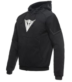 DAINESE DAEMON-X SAFETY HOODIE FULL ZIP protektoros pulóver fekete fehér 56