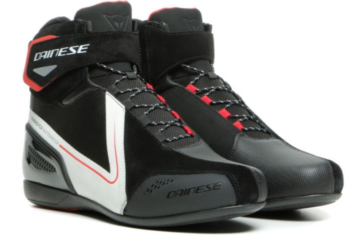 DAINESE ENERGYCA D-WP vízálló férfi motoros cipő Fekete/Fehér/Piros