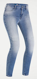 PMJ GINEVRA női motoros farmer kék