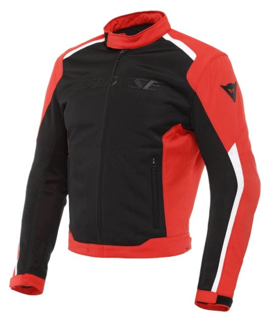DAINESE HYDRAFLUX 2 AIR-DRY férfi motoros kabát Fekete Piros
