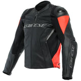 DAINESE RACING 4 lava-red/black men's leather jacket