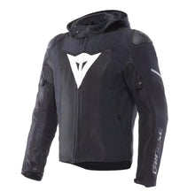 Load image into Gallery viewer, DAINESE SUPER SPRINT AIR TEX férfi motoros textil kabát Fekete fehér