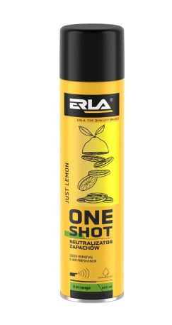 ERLA ONE SHOT 600ml szagsemlegesítő és légfrissítő Just Lemon