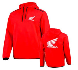 HONDA CORE HOODY férfi motoros pulóver piros