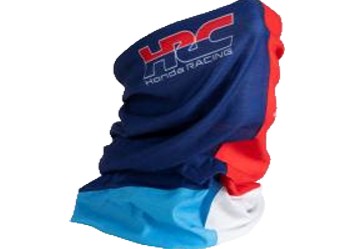 Könnyű és sokoldalú csősál, Honda Wing logóval.
Tökéletes motorozáshoz, vagy hétköznapi viselethez.
Anyaga: 100% mikroszálas poliészter