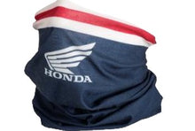 Load image into Gallery viewer, Könnyű és sokoldalú csősál vörös, fehér és kék színben, Honda logóval. Tökéletes motorozáshoz, vagy hétköznapi viselethez.