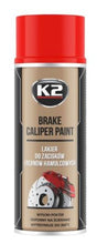 Load image into Gallery viewer, K2 BRAKE CALIPER paint 400ml - arany féknyereg festék Piros