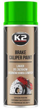 Load image into Gallery viewer, K2 BRAKE CALIPER paint 400ml - arany féknyereg festék Zöld