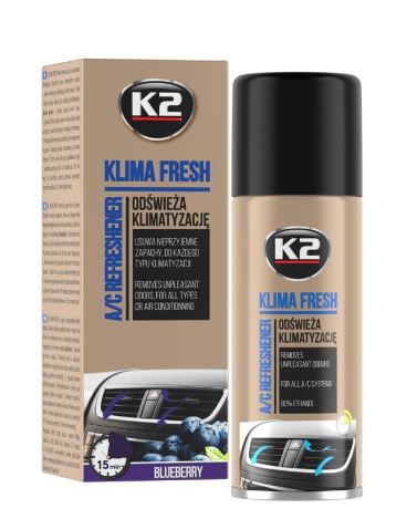 K2 KLIMA FRESH 150ml blueberry klímatisztító spray Blueberry