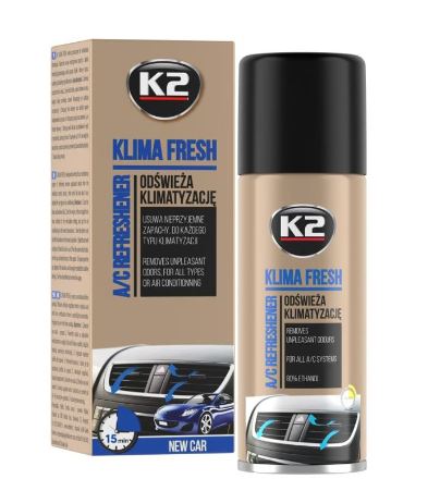 K2 KLIMA FRESH 150ml blueberry klímatisztító spray New Car