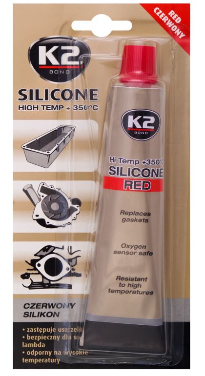 K2 SILICONE 85g szilikon Piros