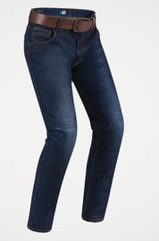 PMJ DEUX rövid férfi motoros farmer kék