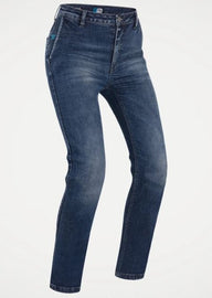 PMJ VICTORIA női motoros farmer kék