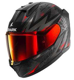 SHARK D-SKWAL 3 BLAST-R zárt motoros bukósisak Matt Fekete-Sötétszürke-Piros